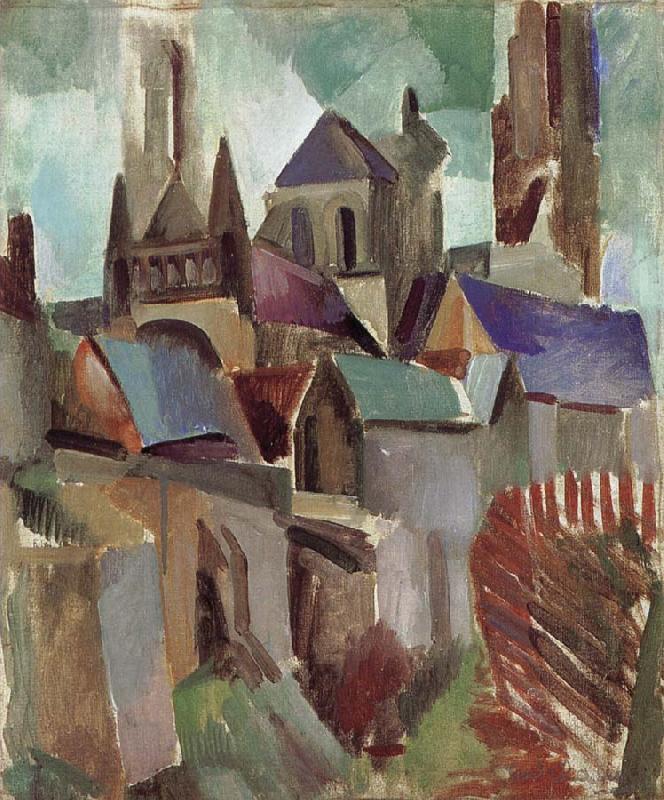 Delaunay, Robert Study of Tower Sweden oil painting art